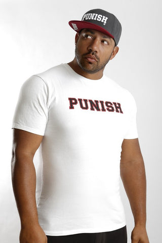 Punish Keyline T Shirt  - White