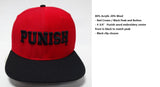 Punish Cap - Street wear design - Red/Black